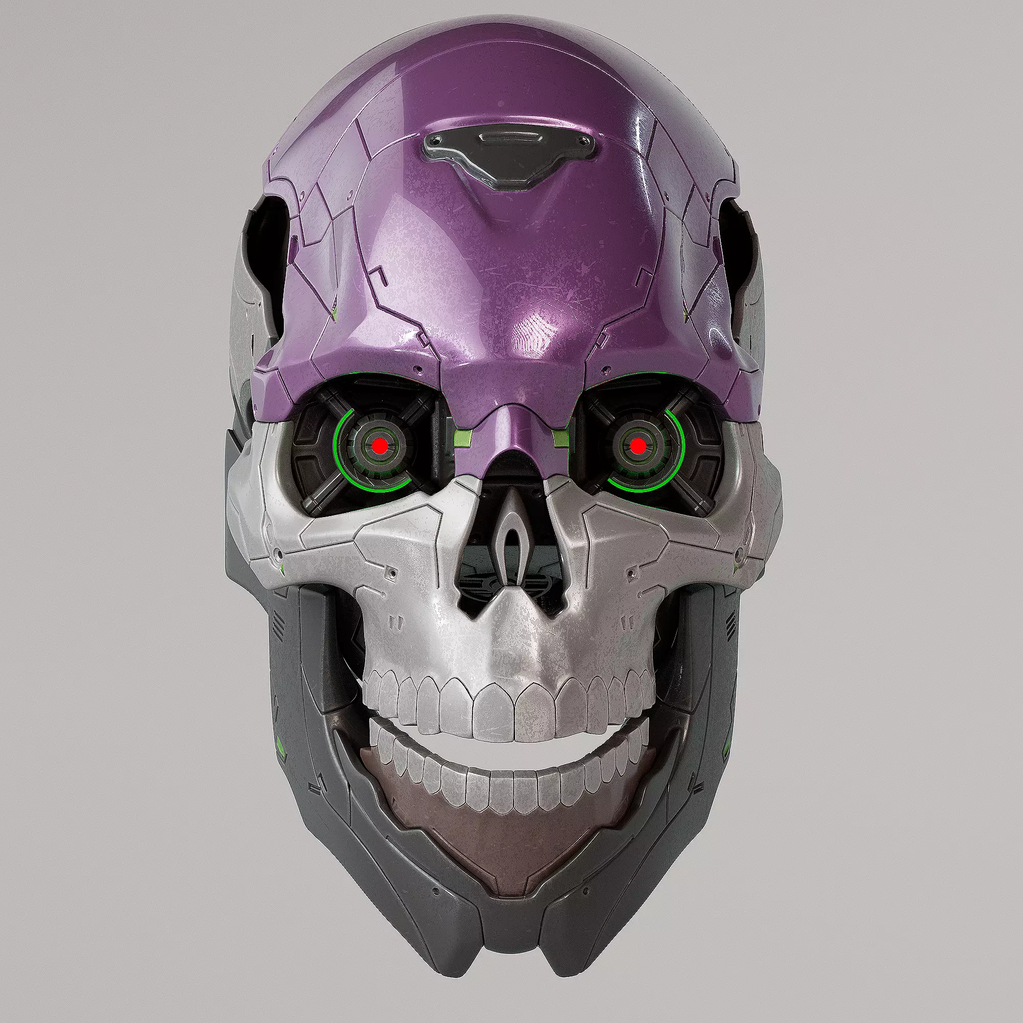 Scifi Skull 3D model_0