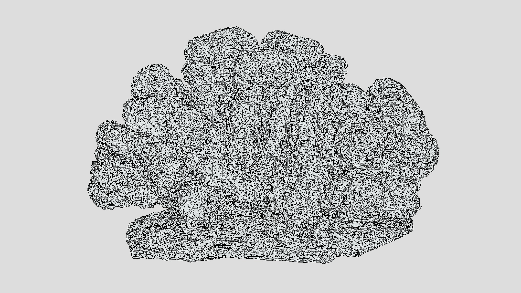 Pocillopora coral Low Poly Low-poly 3D model_7