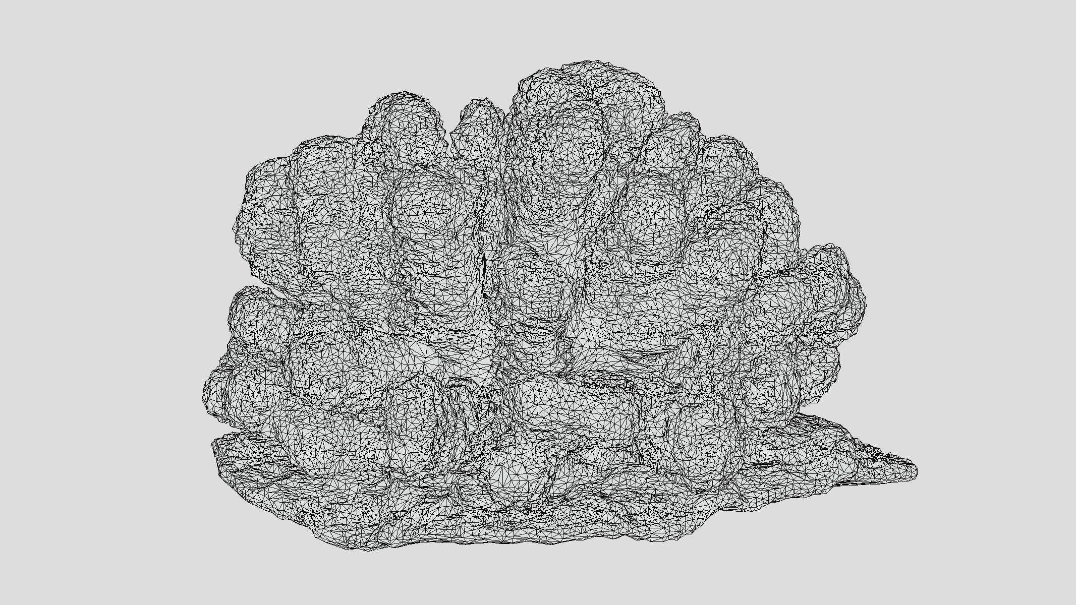 Pocillopora coral Low Poly Low-poly 3D model_3