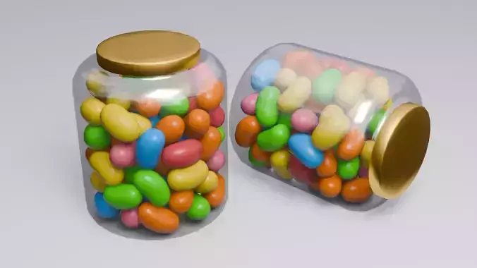 Candy Jar - Jelly beans Jar