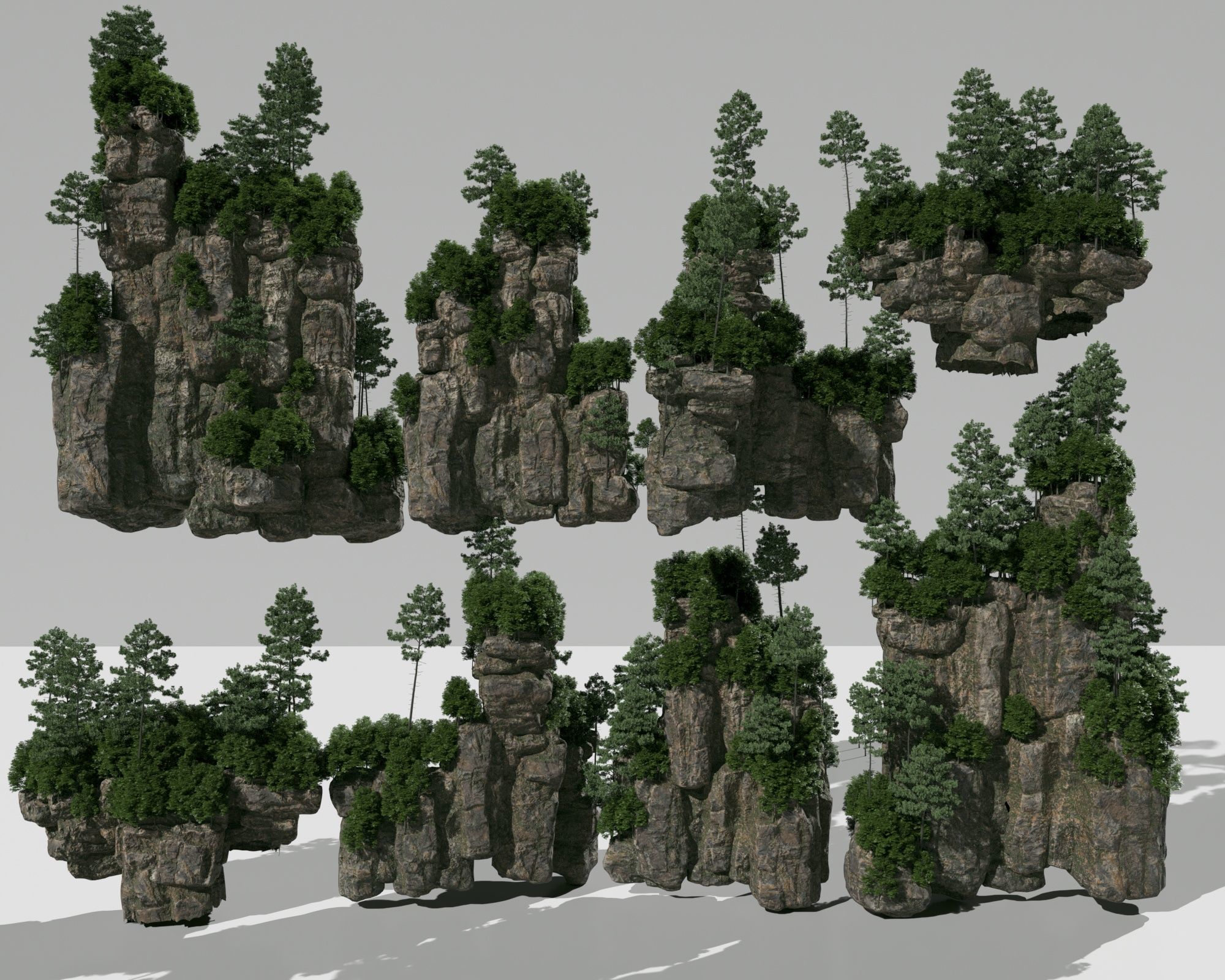 4 Tianzi Mountain Assets-2 3D model_1