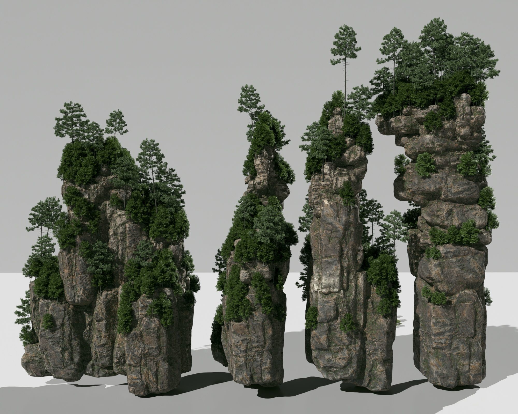 4 Tianzi Mountain Assets-1 3D model_1