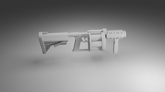 MGL weapon 3d model 3D model