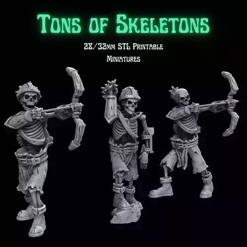 TONS OF SKELETONS - ARCHERS