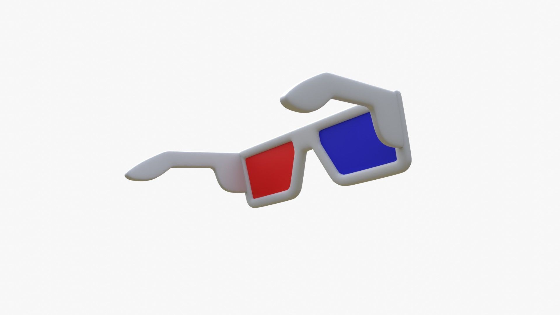 3 D Glass Movie 3D model_9