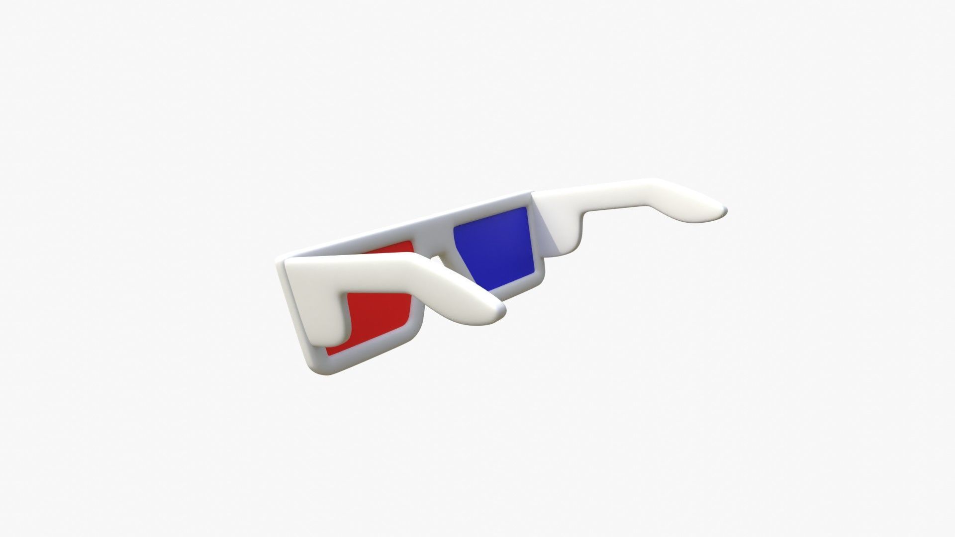3 D Glass Movie 3D model_4