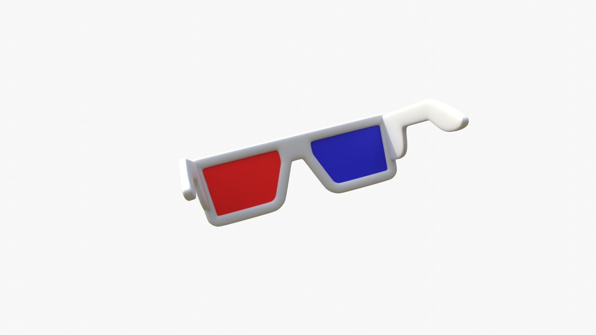 3 D Glass Movie 3D model_6