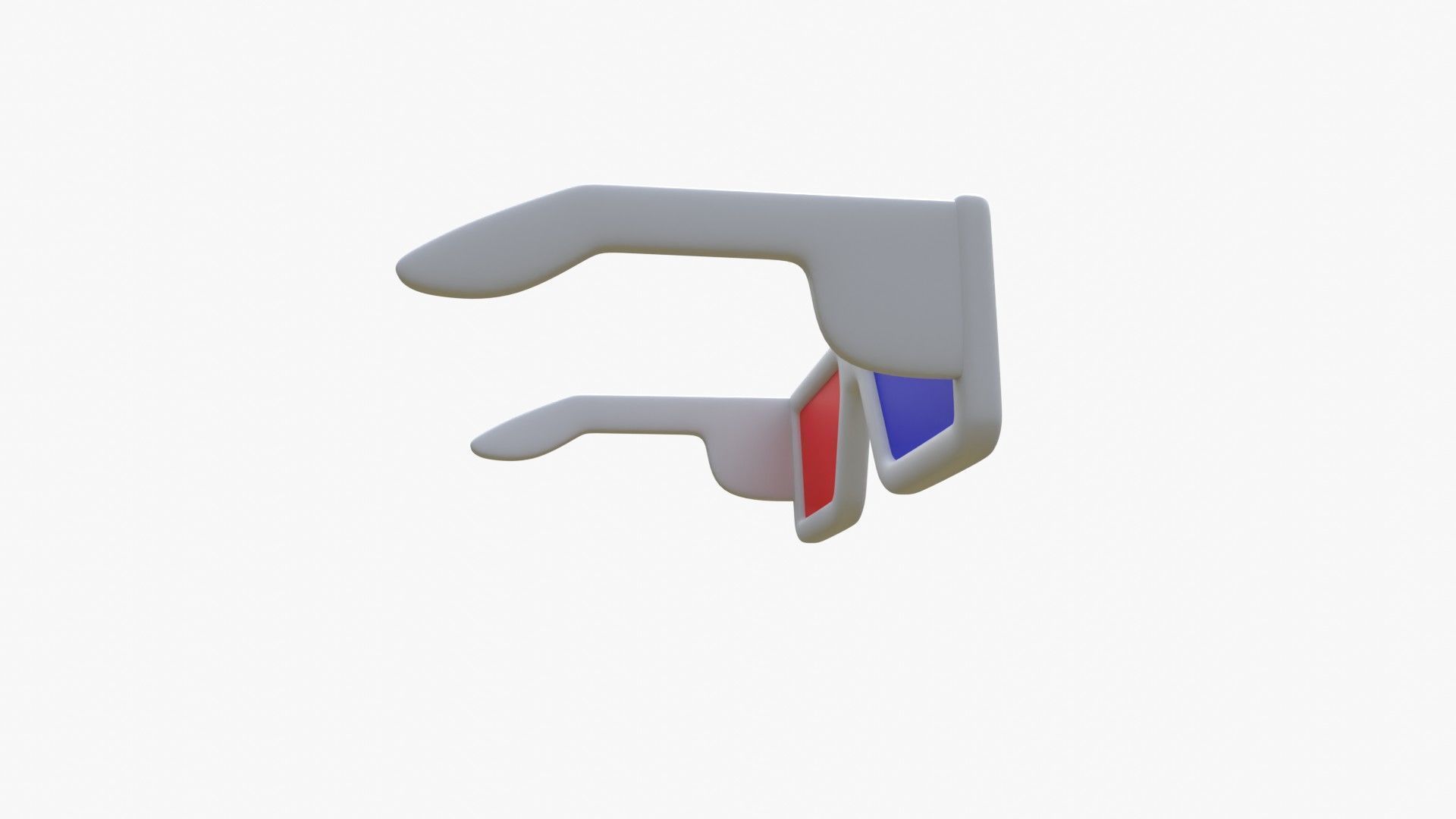 3 D Glass Movie 3D model_11