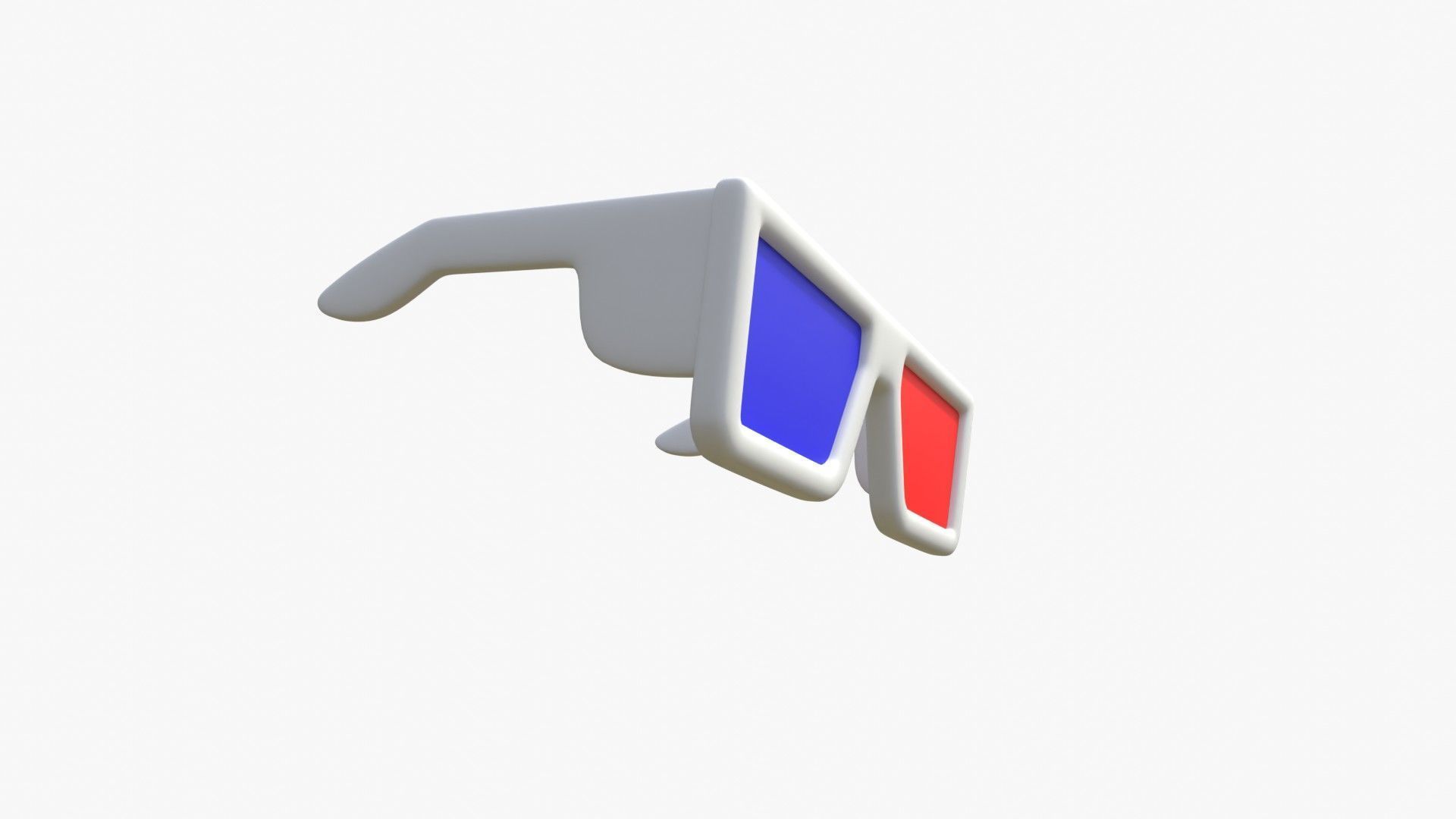 3 D Glass Movie 3D model_13