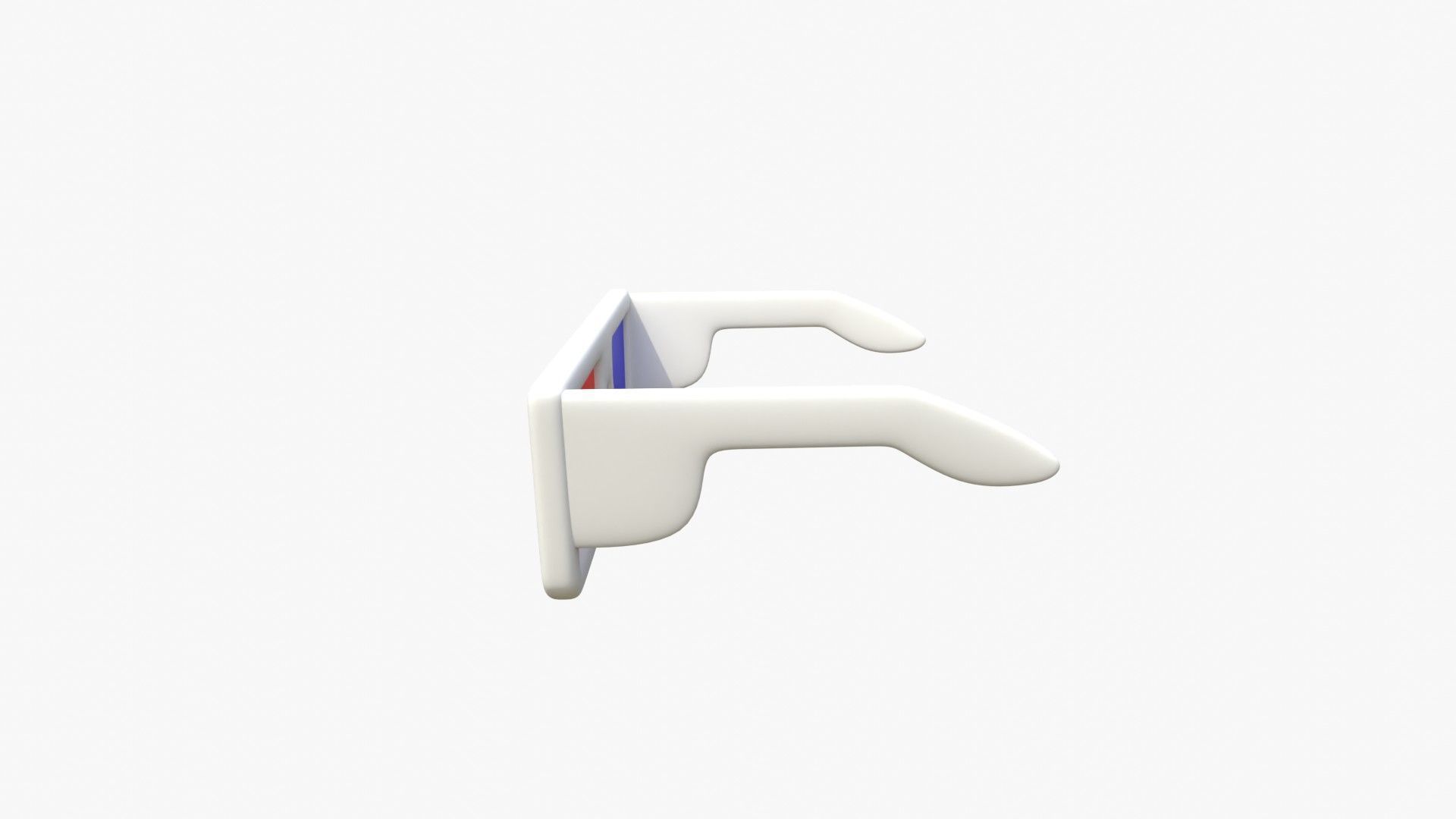 3 D Glass Movie 3D model_2