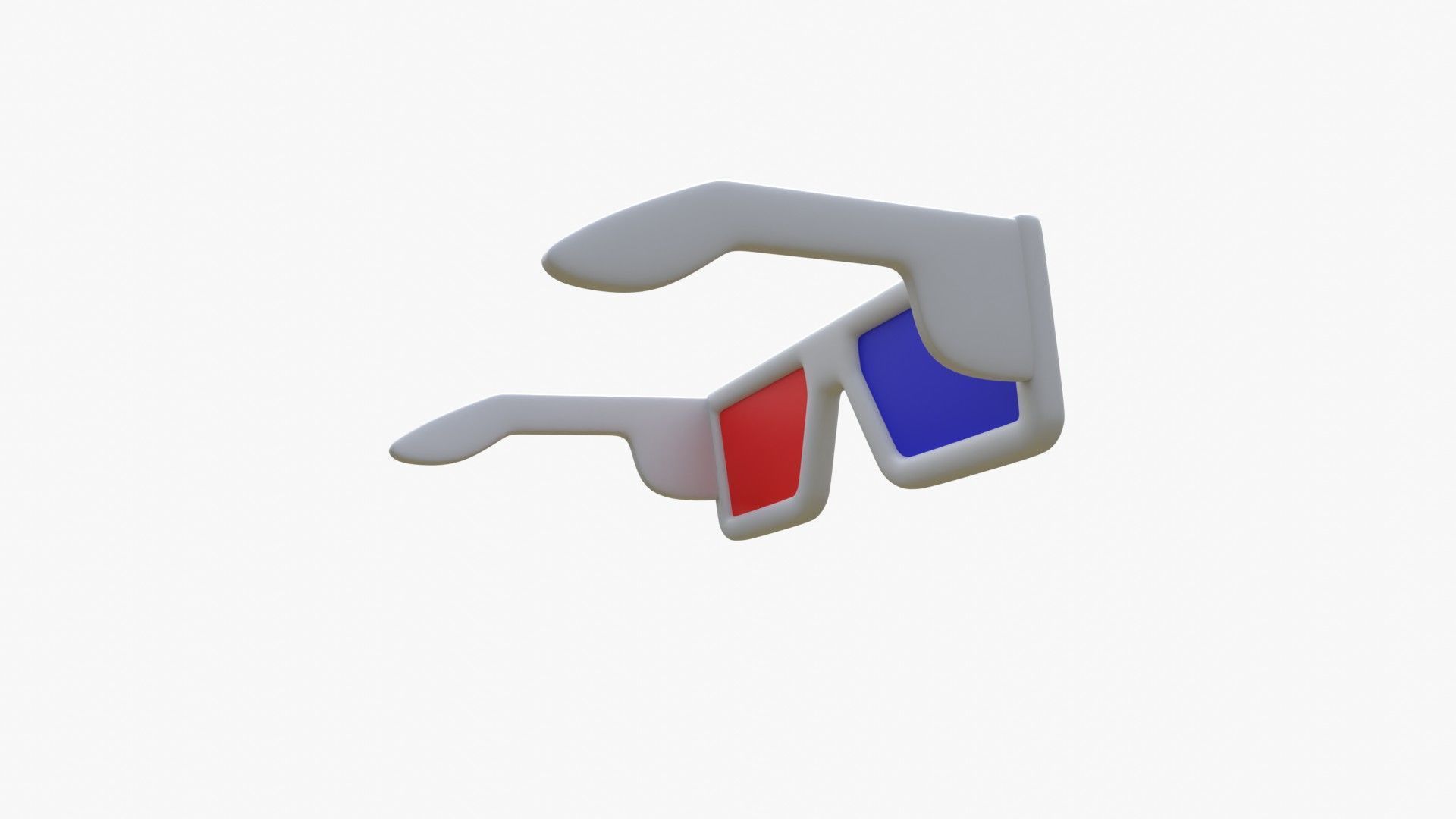 3 D Glass Movie 3D model_10