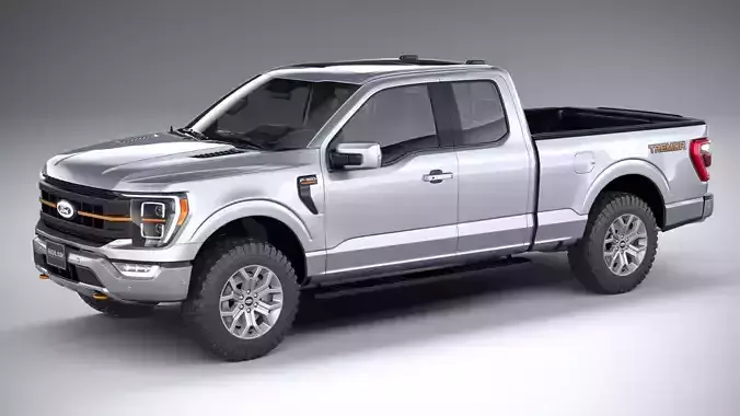 F150 Tremor Super Cab 2022 3D model