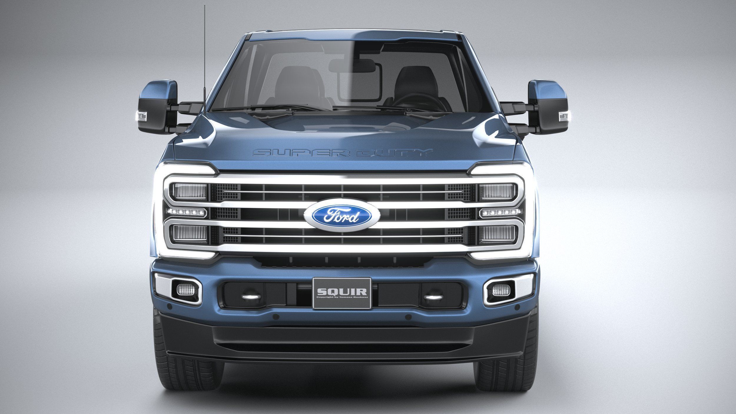F350 Superduty Limited Edition 2023 3D model_13