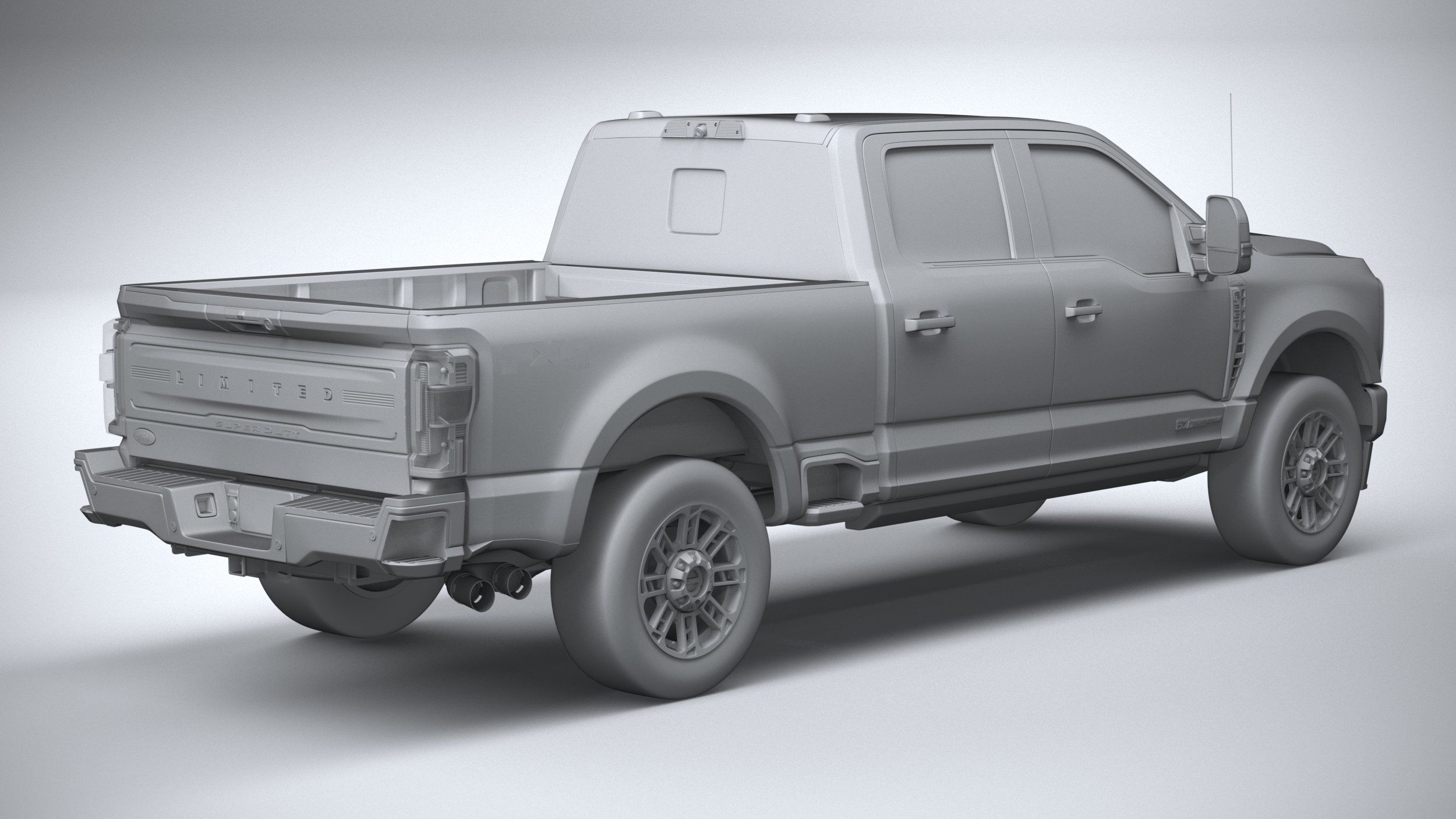 F350 Superduty Limited Edition 2023 3D model_25