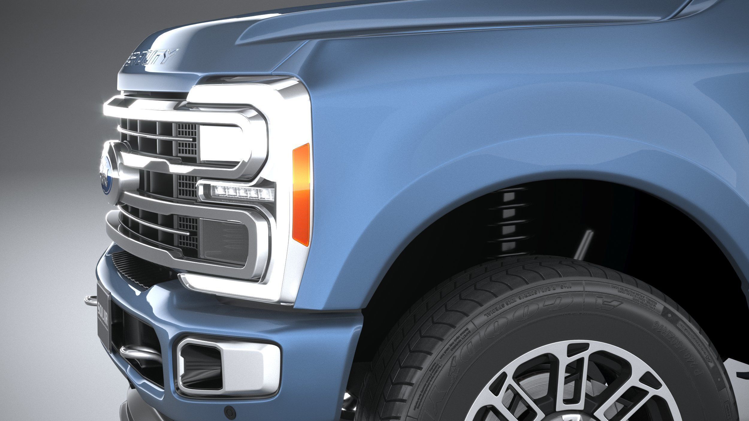 F350 Superduty Limited Edition 2023 3D model_3