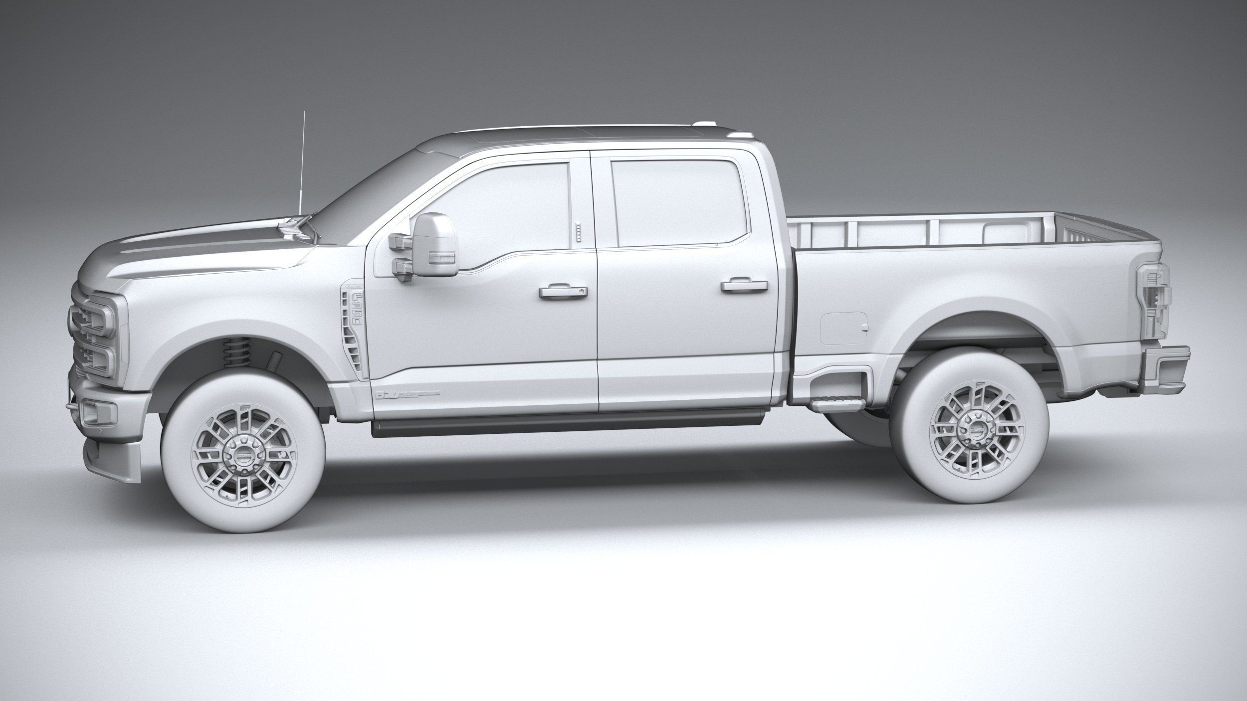 F350 Superduty Limited Edition 2023 3D model_22