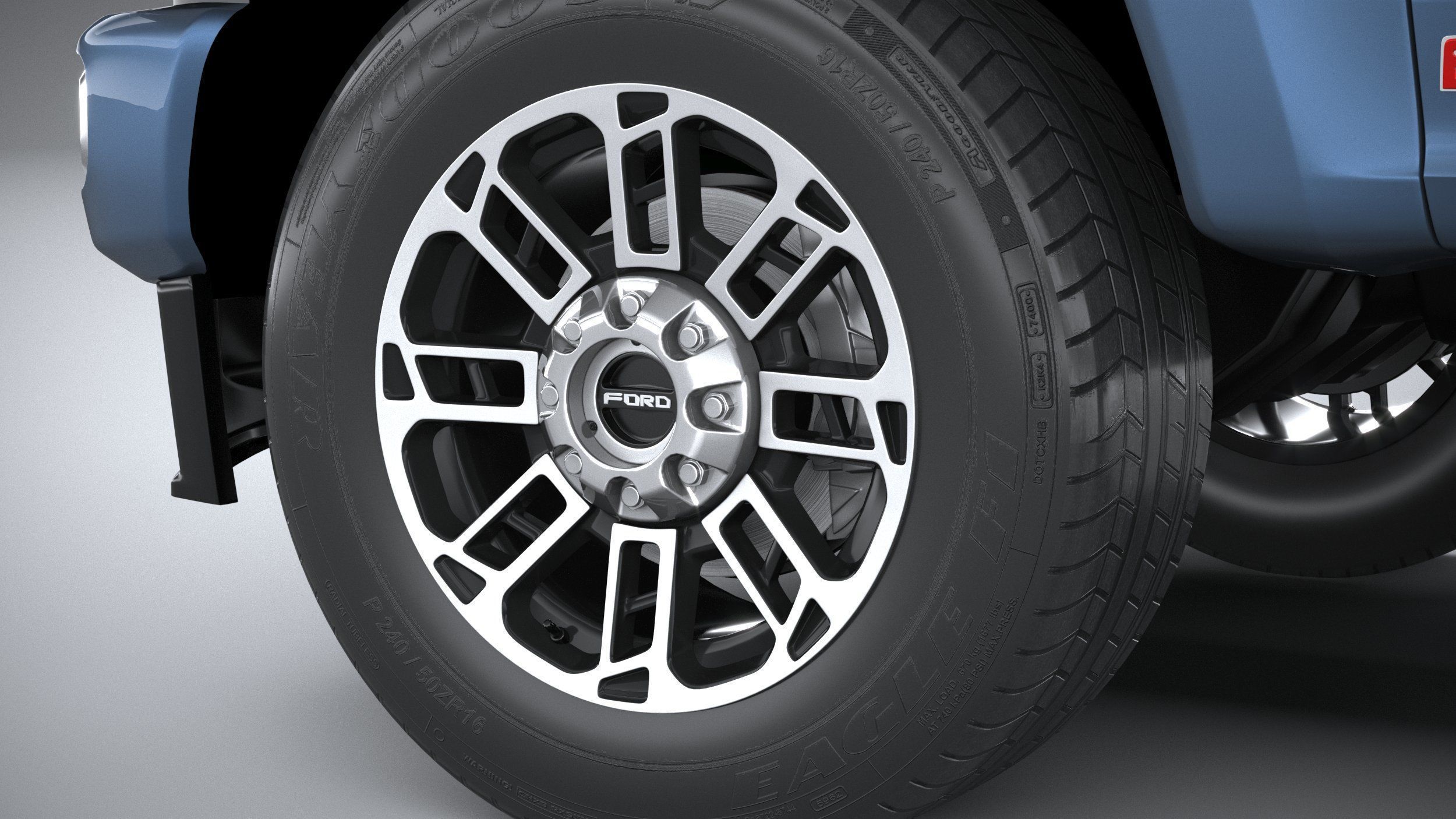 F350 Superduty Limited Edition 2023 3D model_16