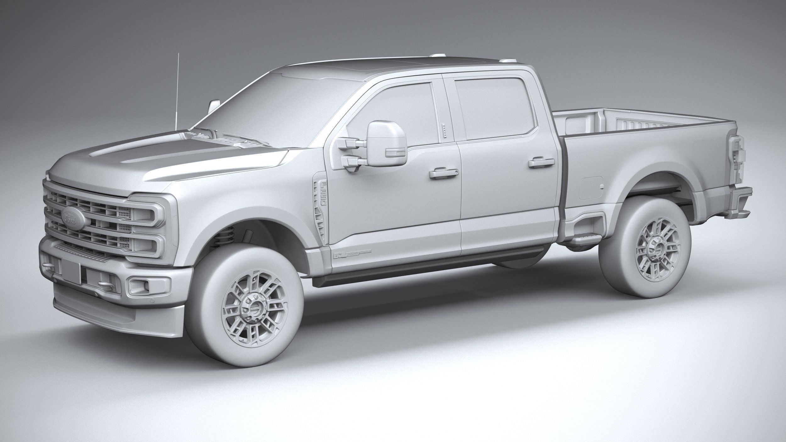 F350 Superduty Limited Edition 2023 3D model_19