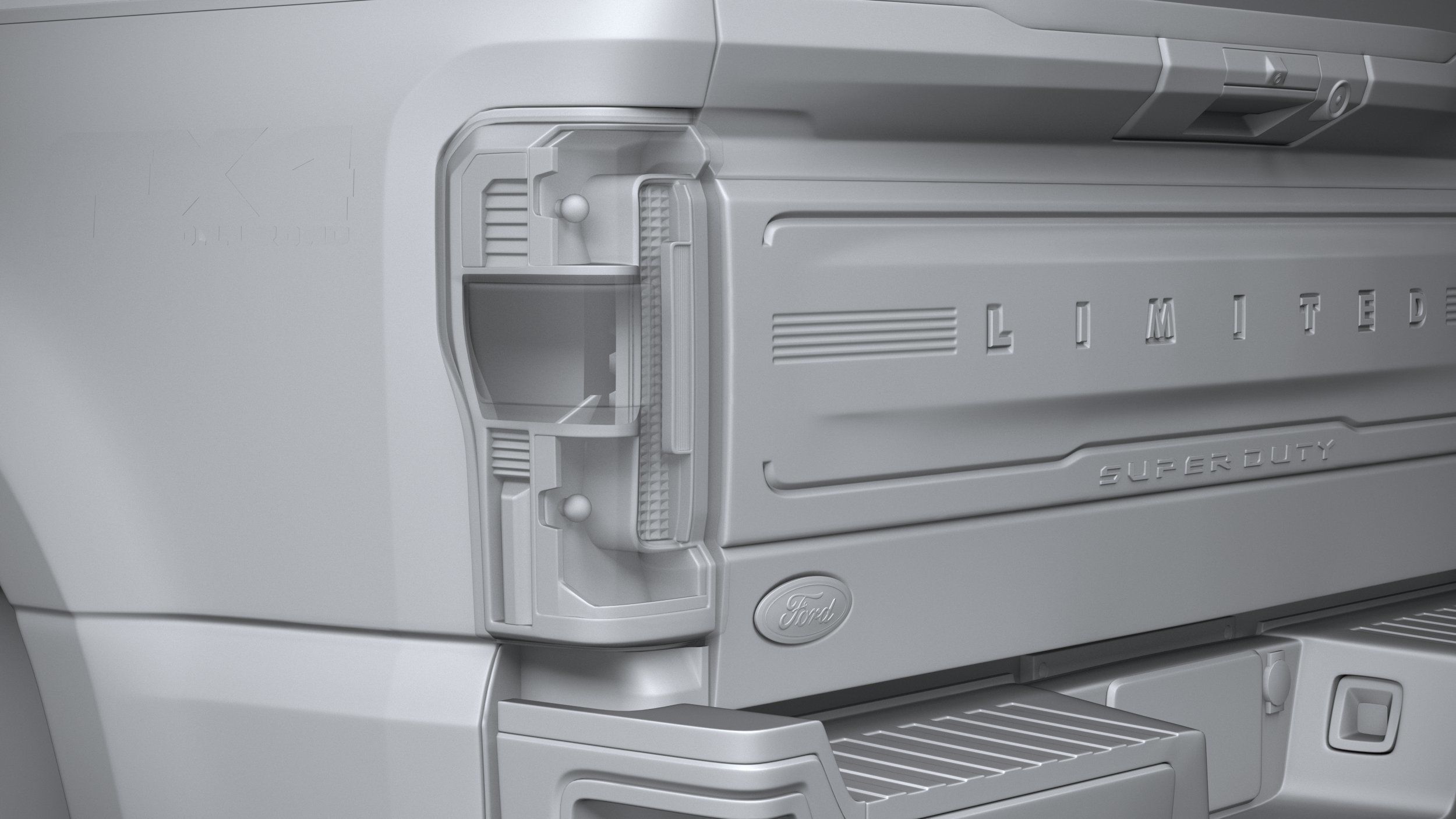 F350 Superduty Limited Edition 2023 3D model_24