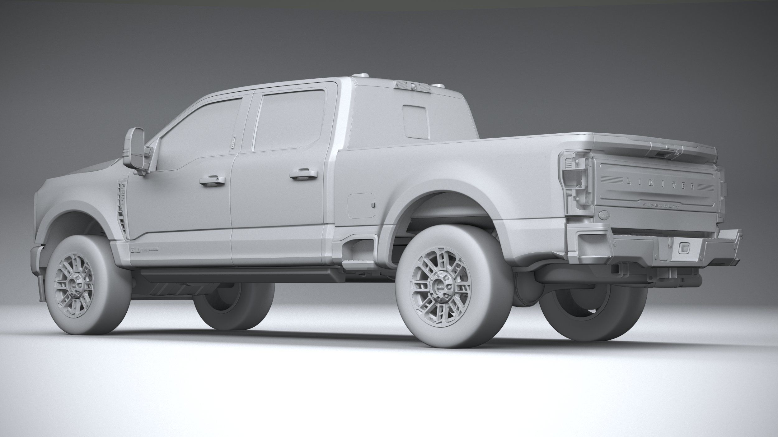 F350 Superduty Limited Edition 2023 3D model_21