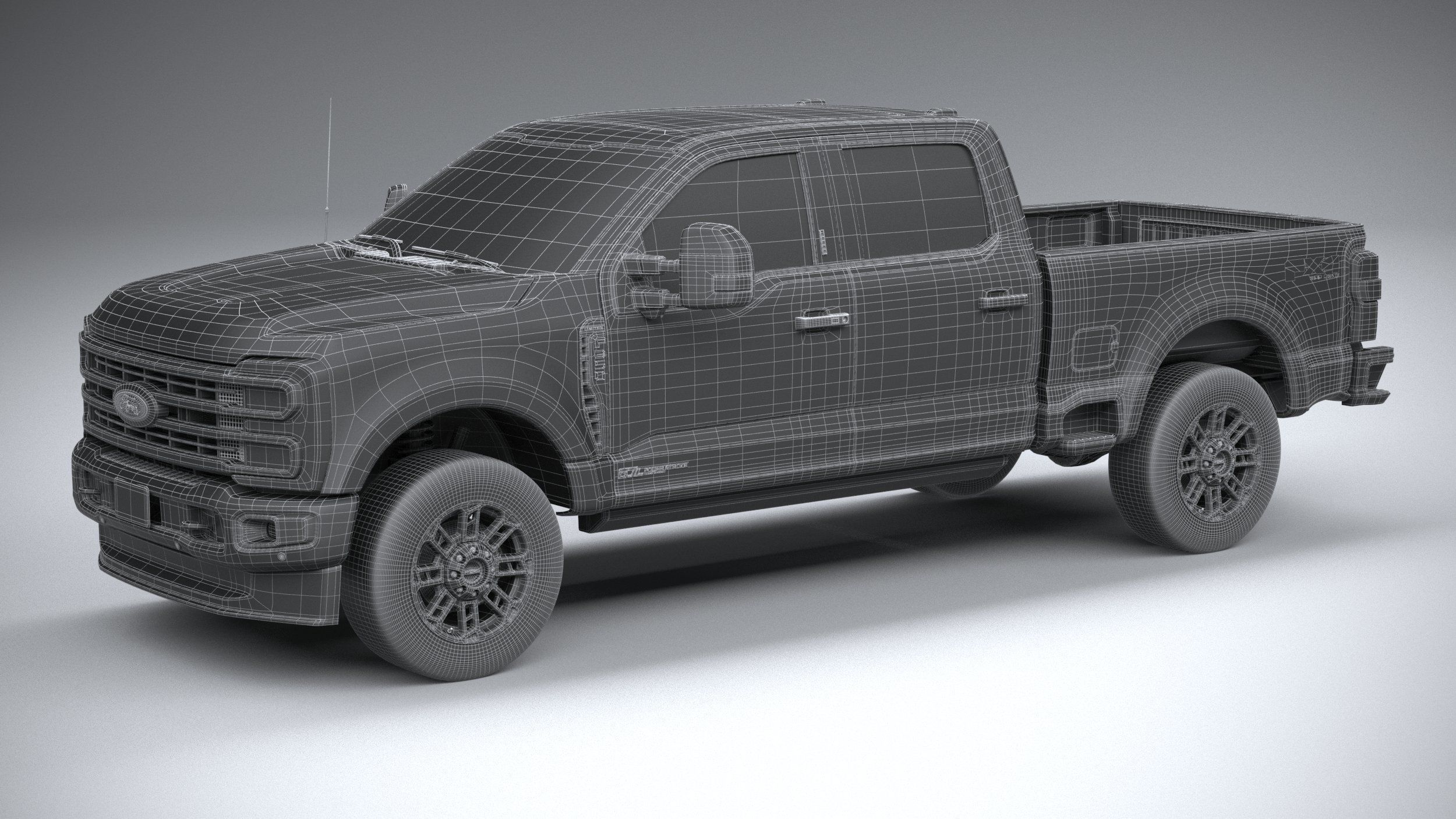 F350 Superduty Limited Edition 2023 3D model_28