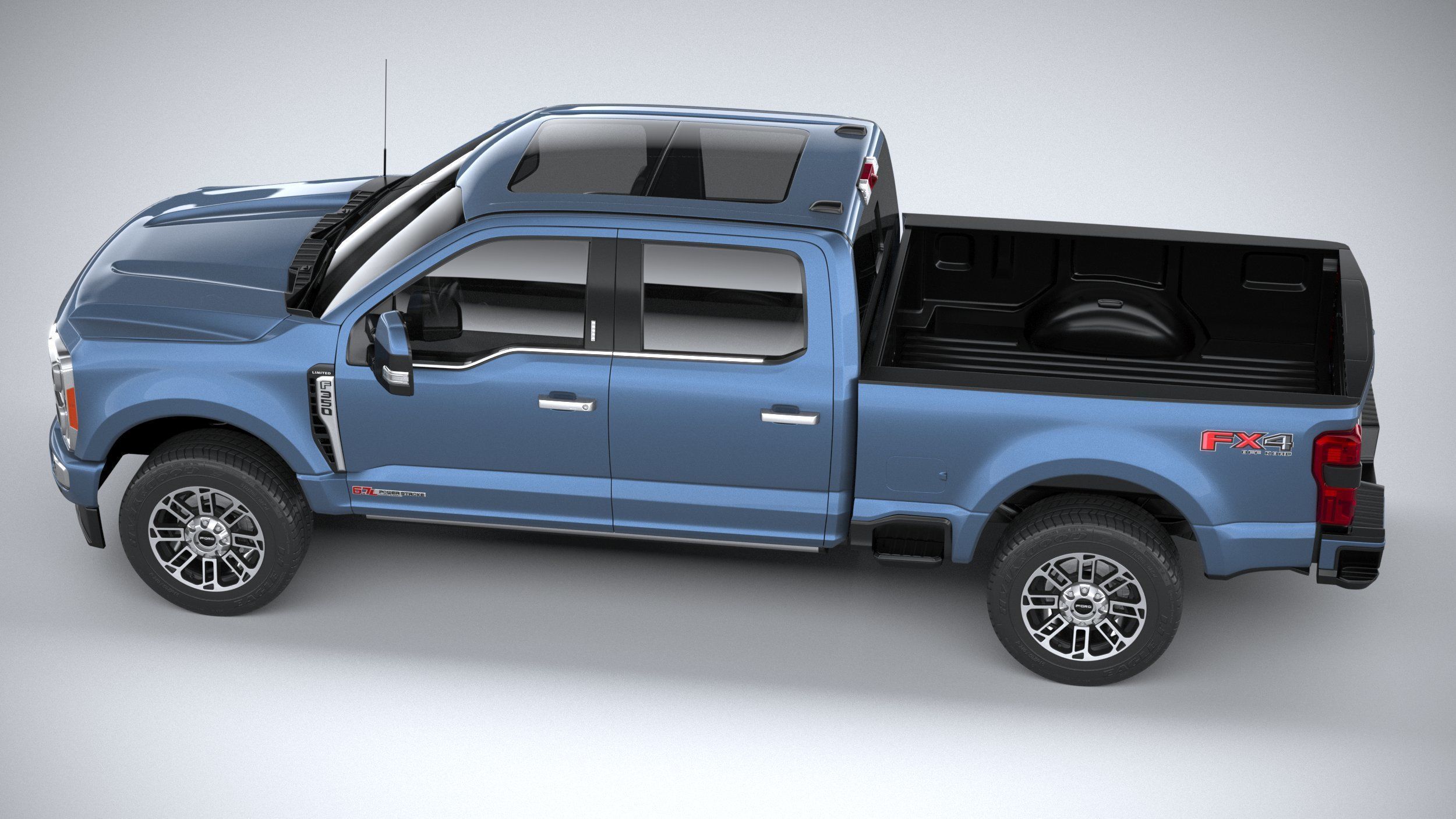 F350 Superduty Limited Edition 2023 3D model_9