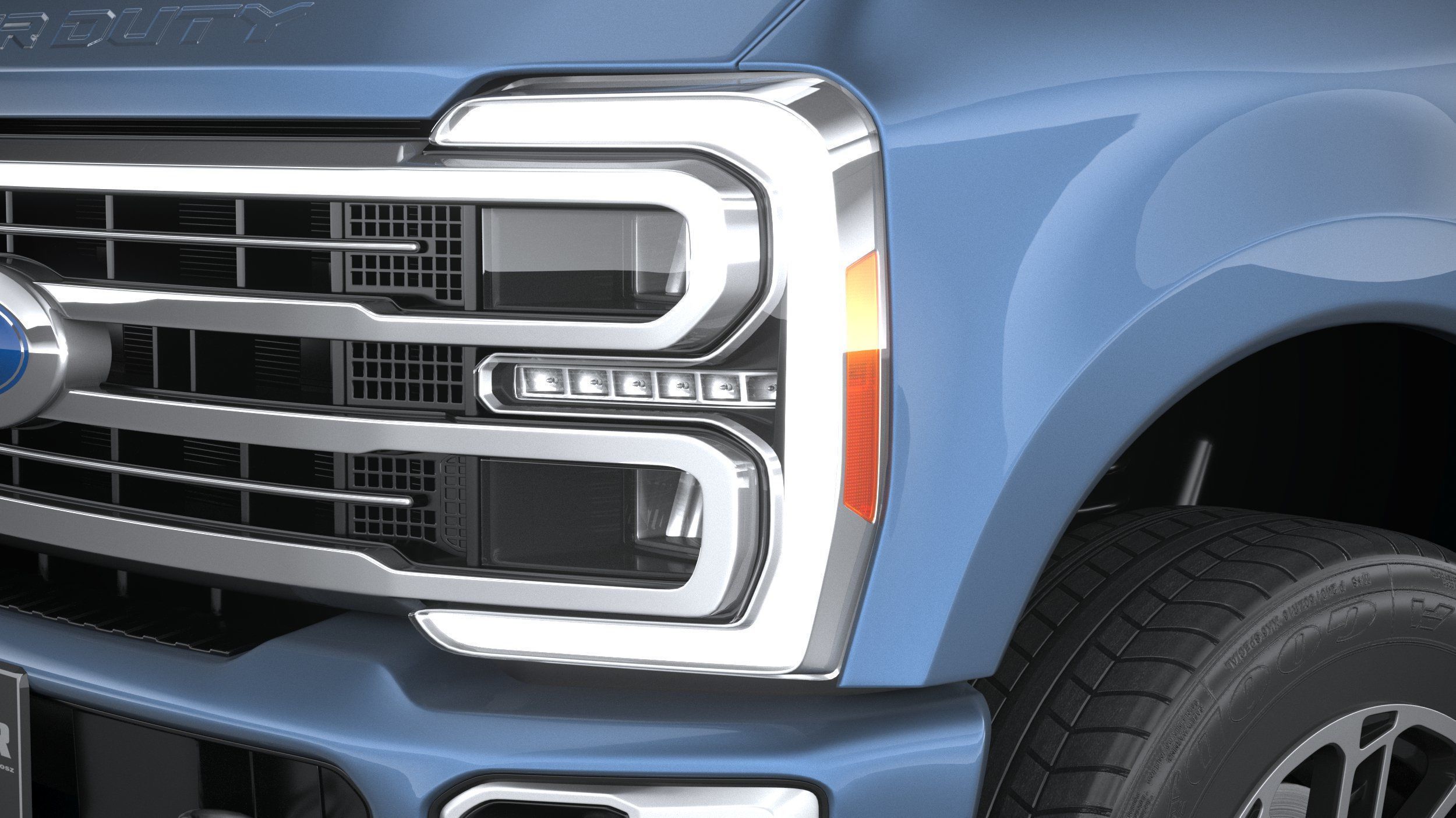 F350 Superduty Limited Edition 2023 3D model_14