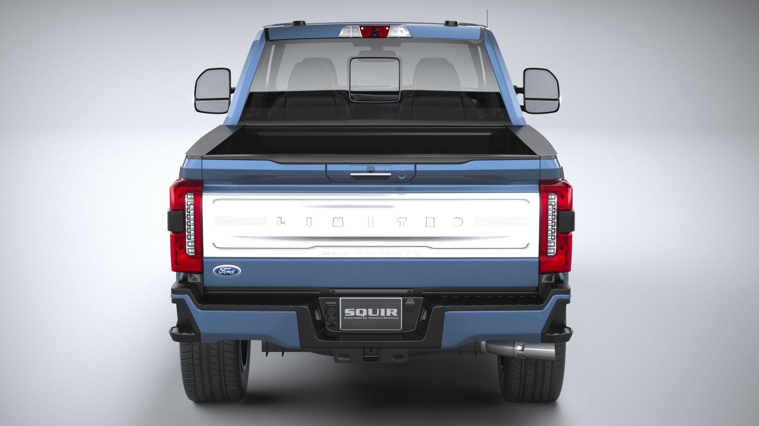 F350 Superduty Limited Edition 2023 3D model_4