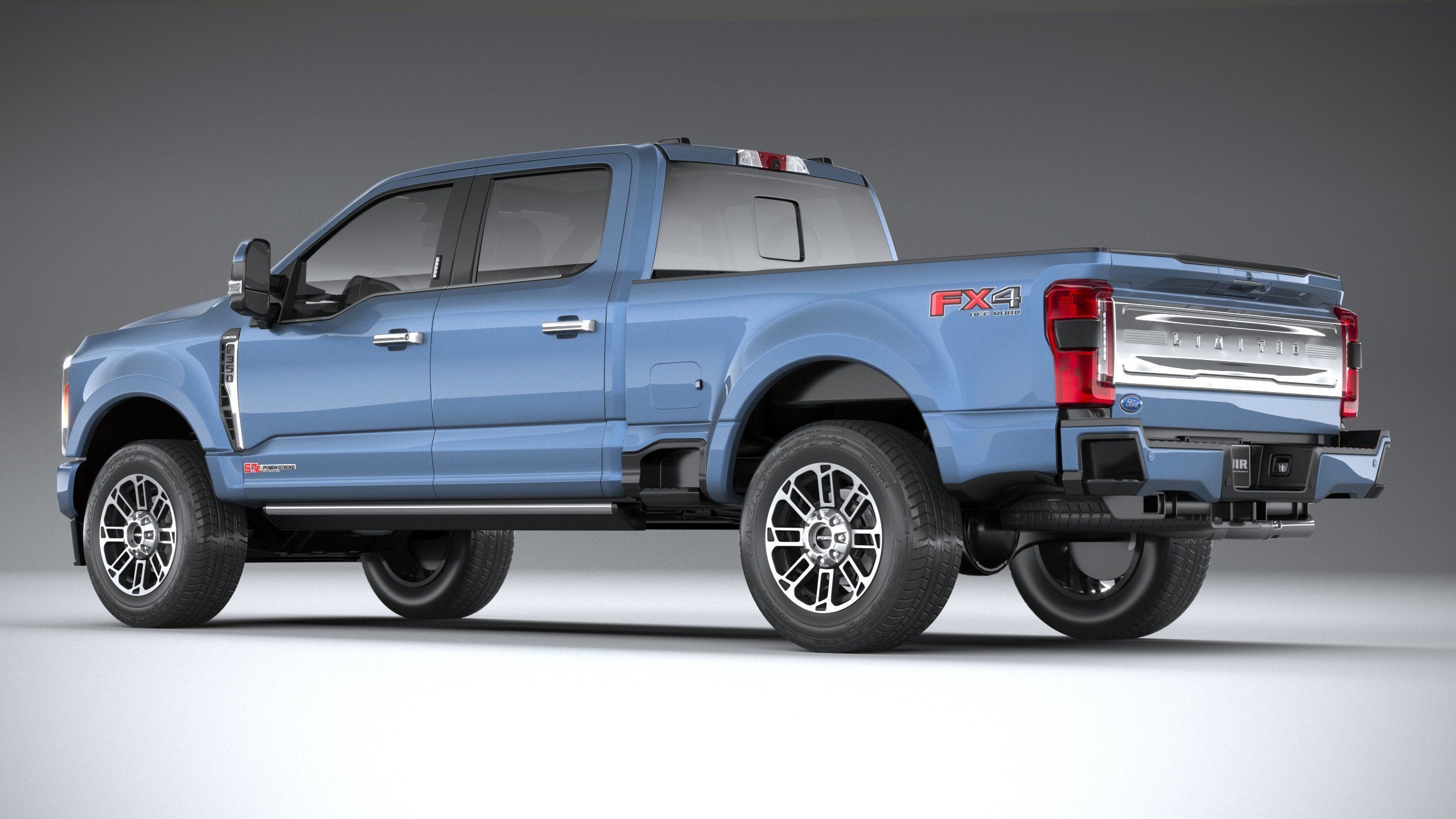 F350 Superduty Limited Edition 2023 3D model_5