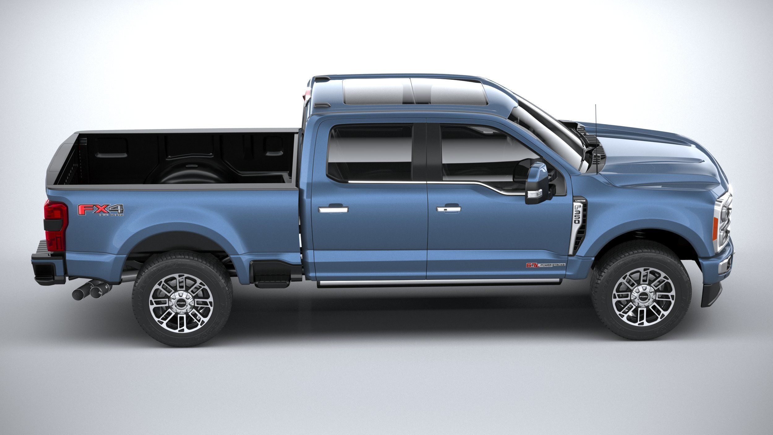 F350 Superduty Limited Edition 2023 3D model_11