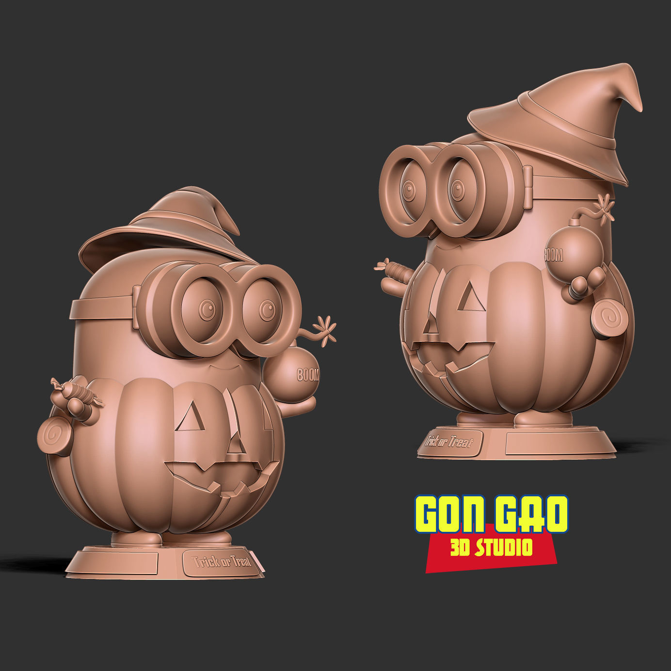 Halloween Bob 3D print model_4