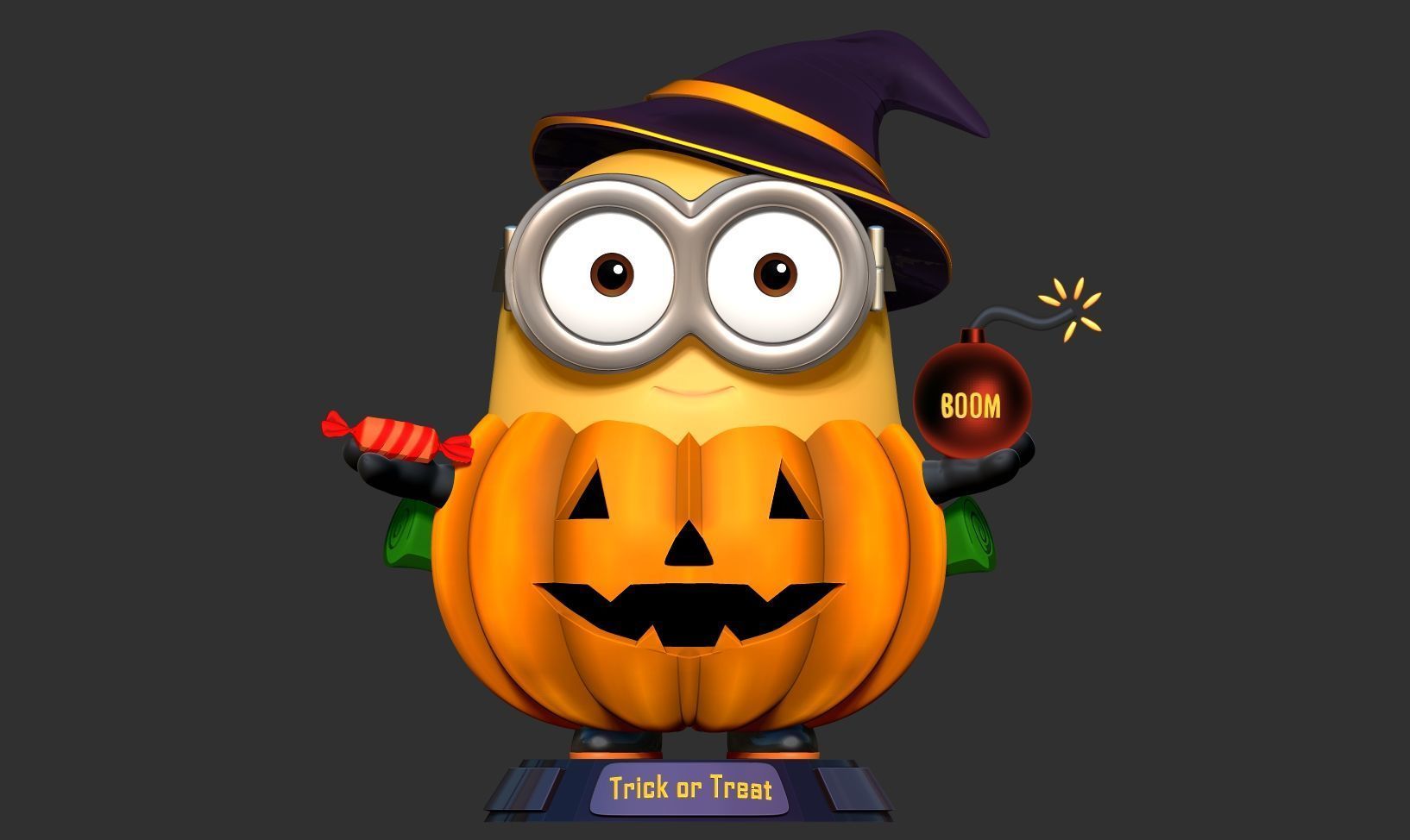 Halloween Bob 3D print model_9