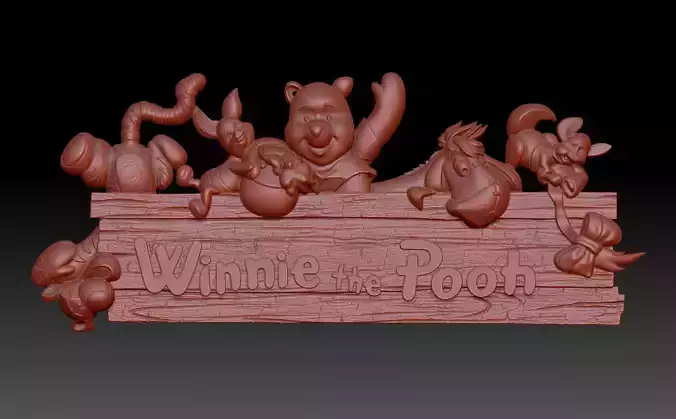 Winnie Pooh 3D print model
