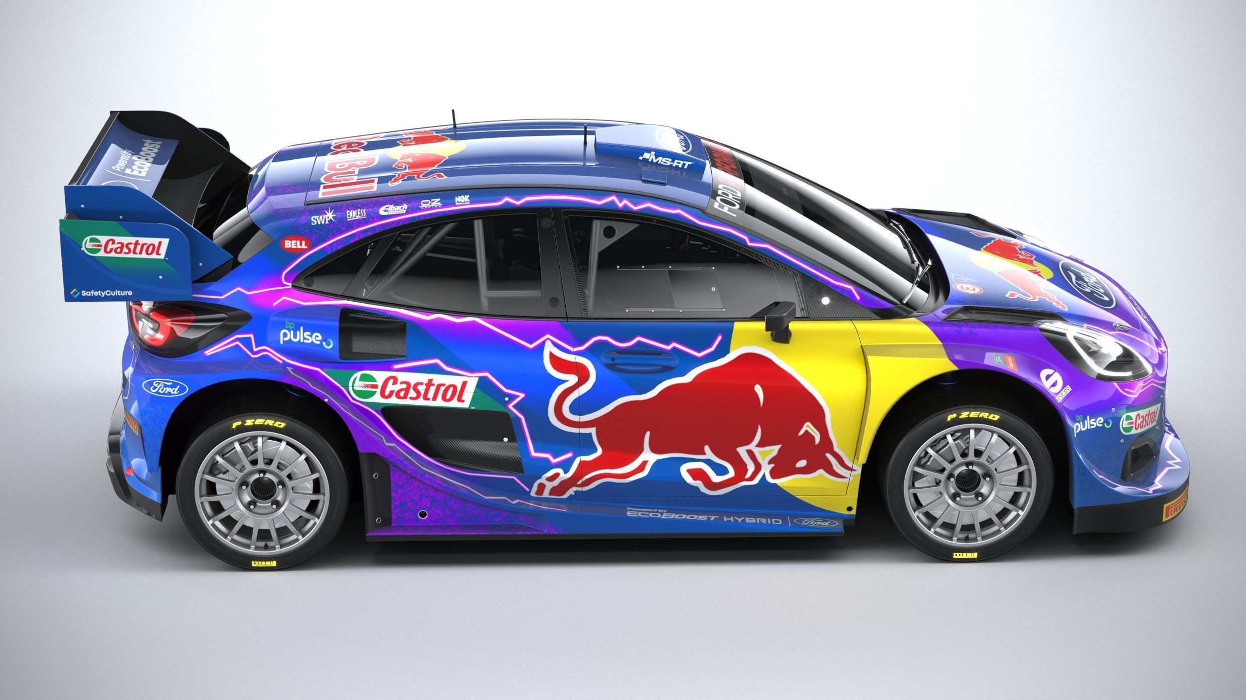 Puma M-Sport WRC Hybrid Rally1 2022 3D model_13