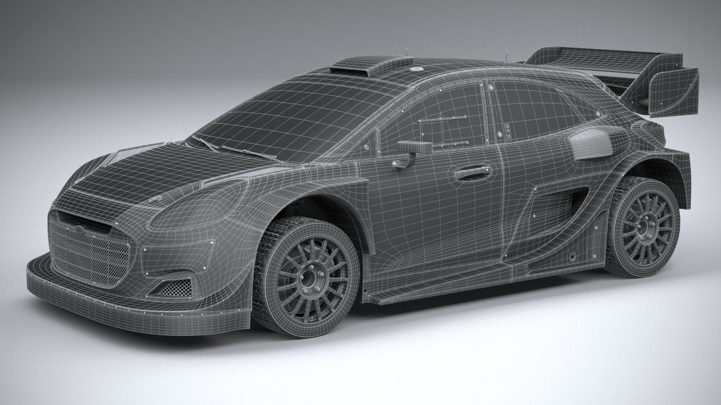 Puma M-Sport WRC Hybrid Rally1 2022 3D model_30