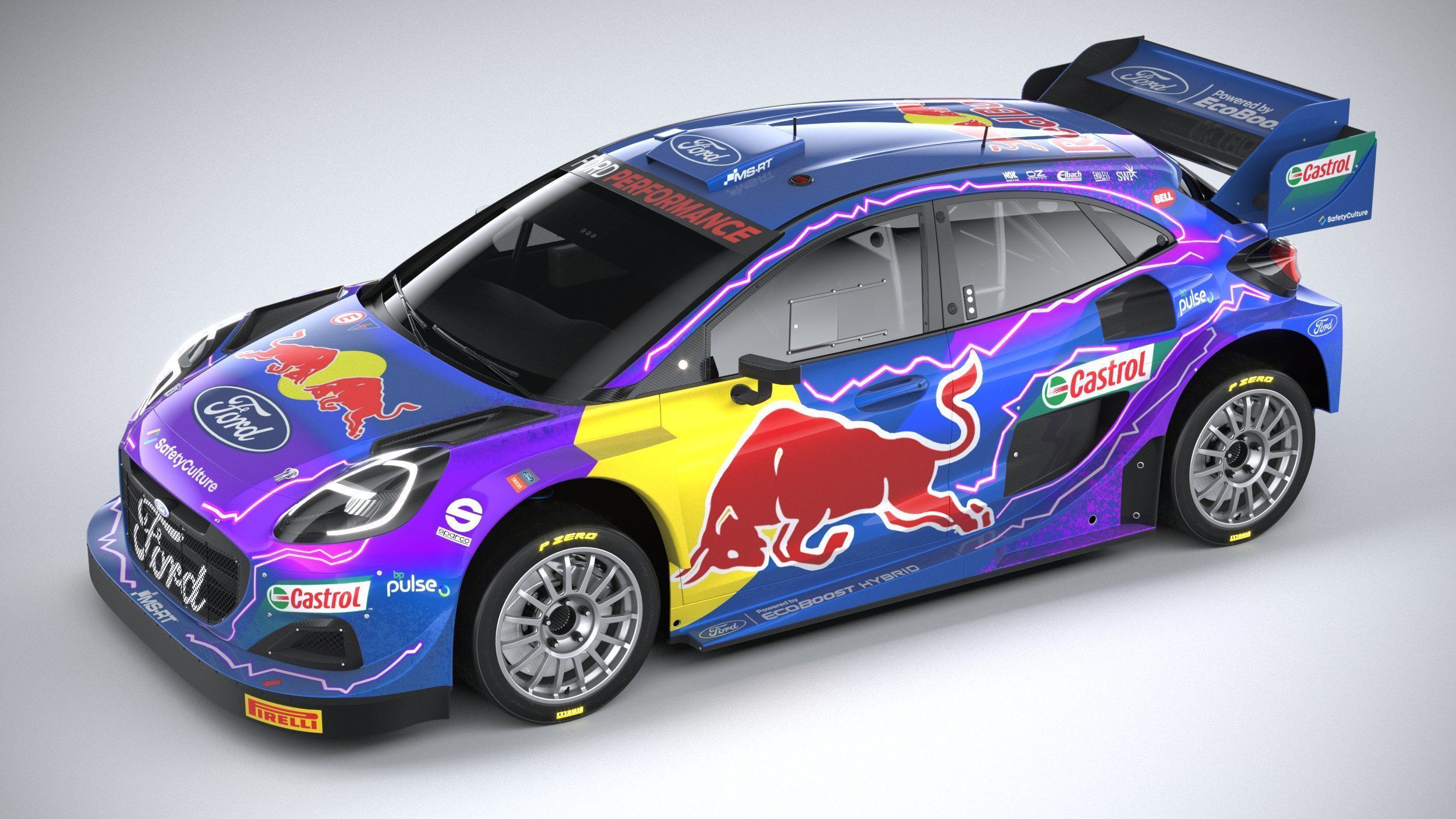 Puma M-Sport WRC Hybrid Rally1 2022 3D model_17