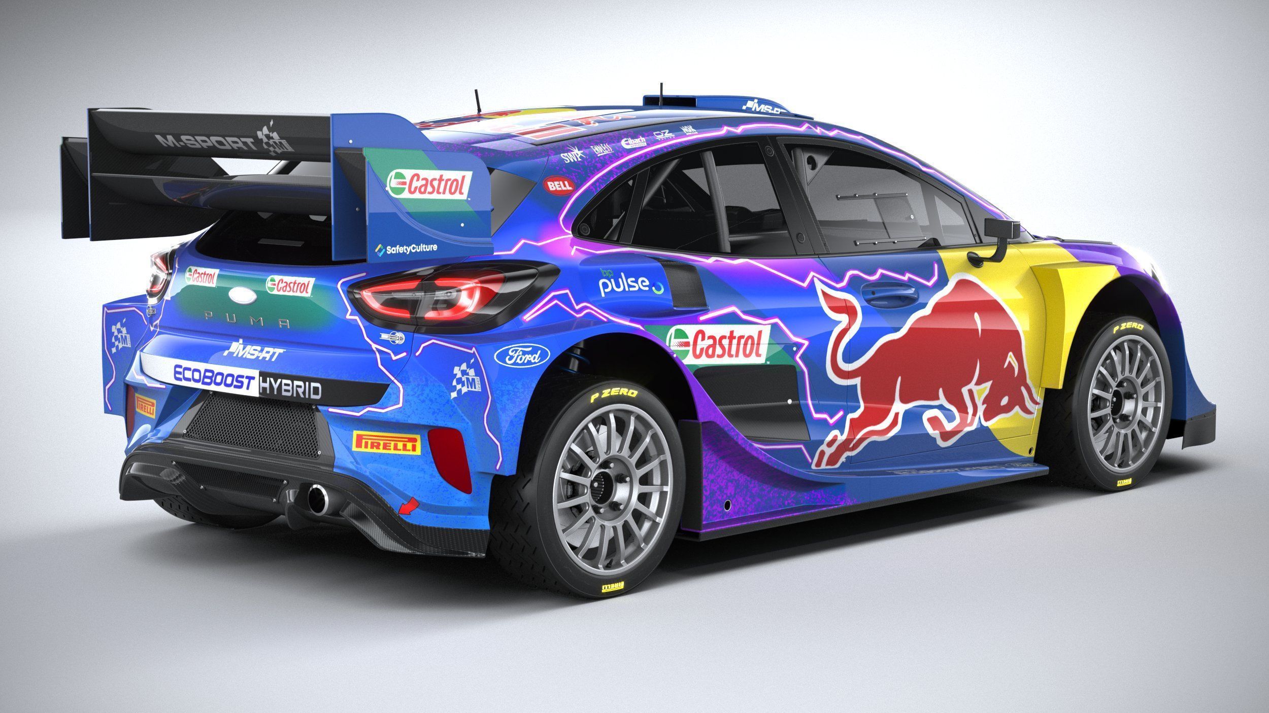 Puma M-Sport WRC Hybrid Rally1 2022 3D model_14