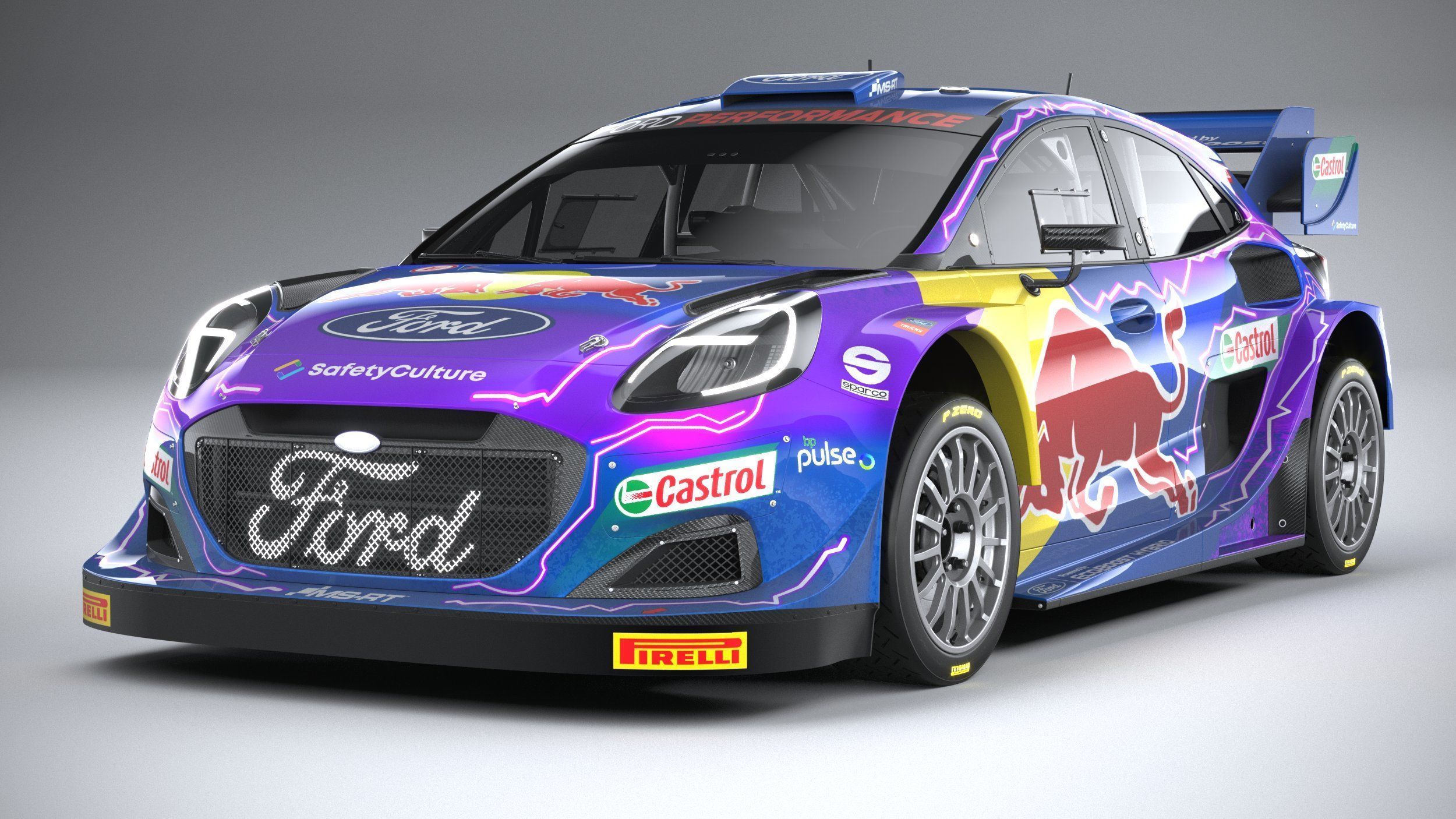 Puma M-Sport WRC Hybrid Rally1 2022 3D model_16