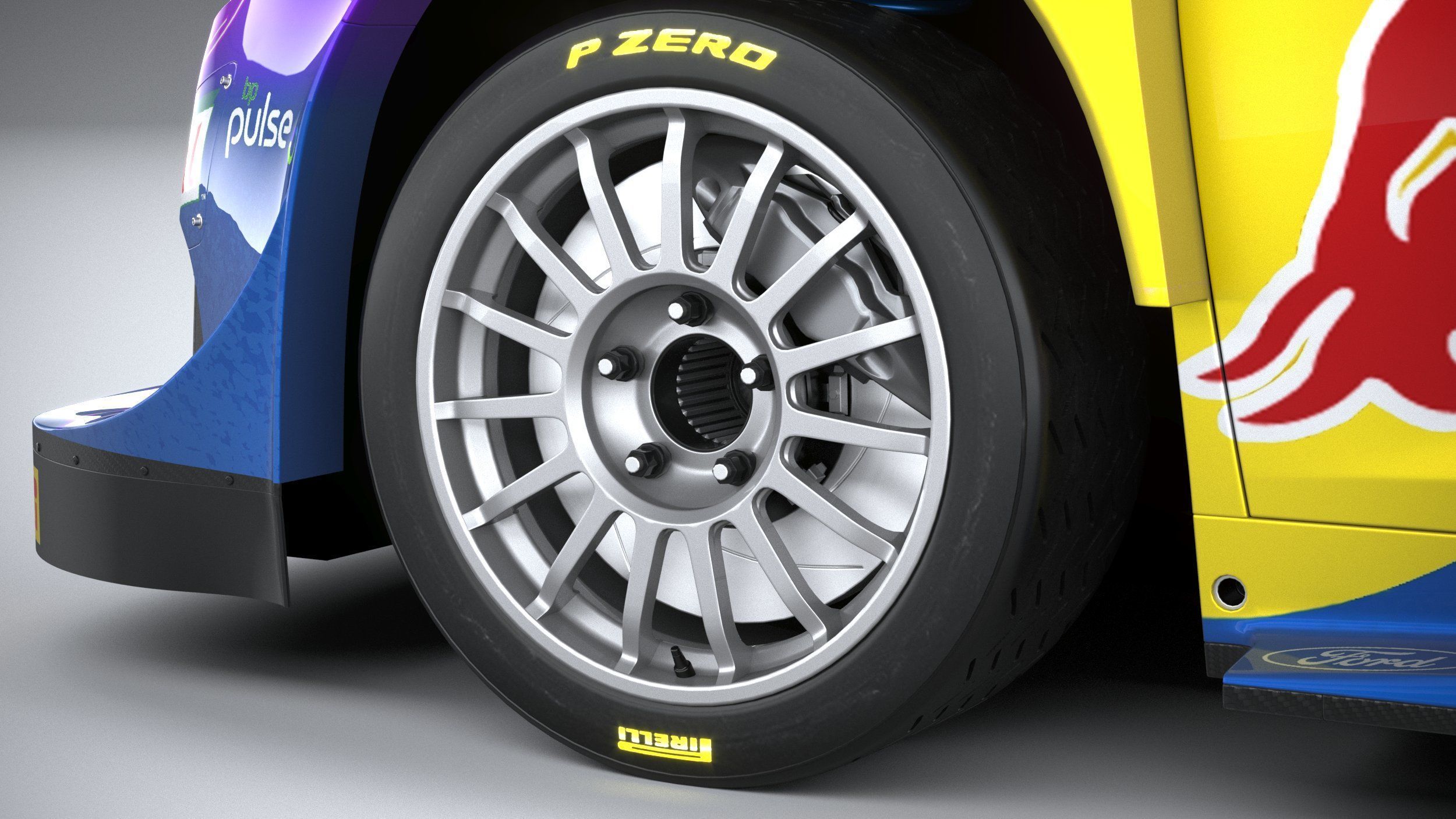 Puma M-Sport WRC Hybrid Rally1 2022 3D model_4