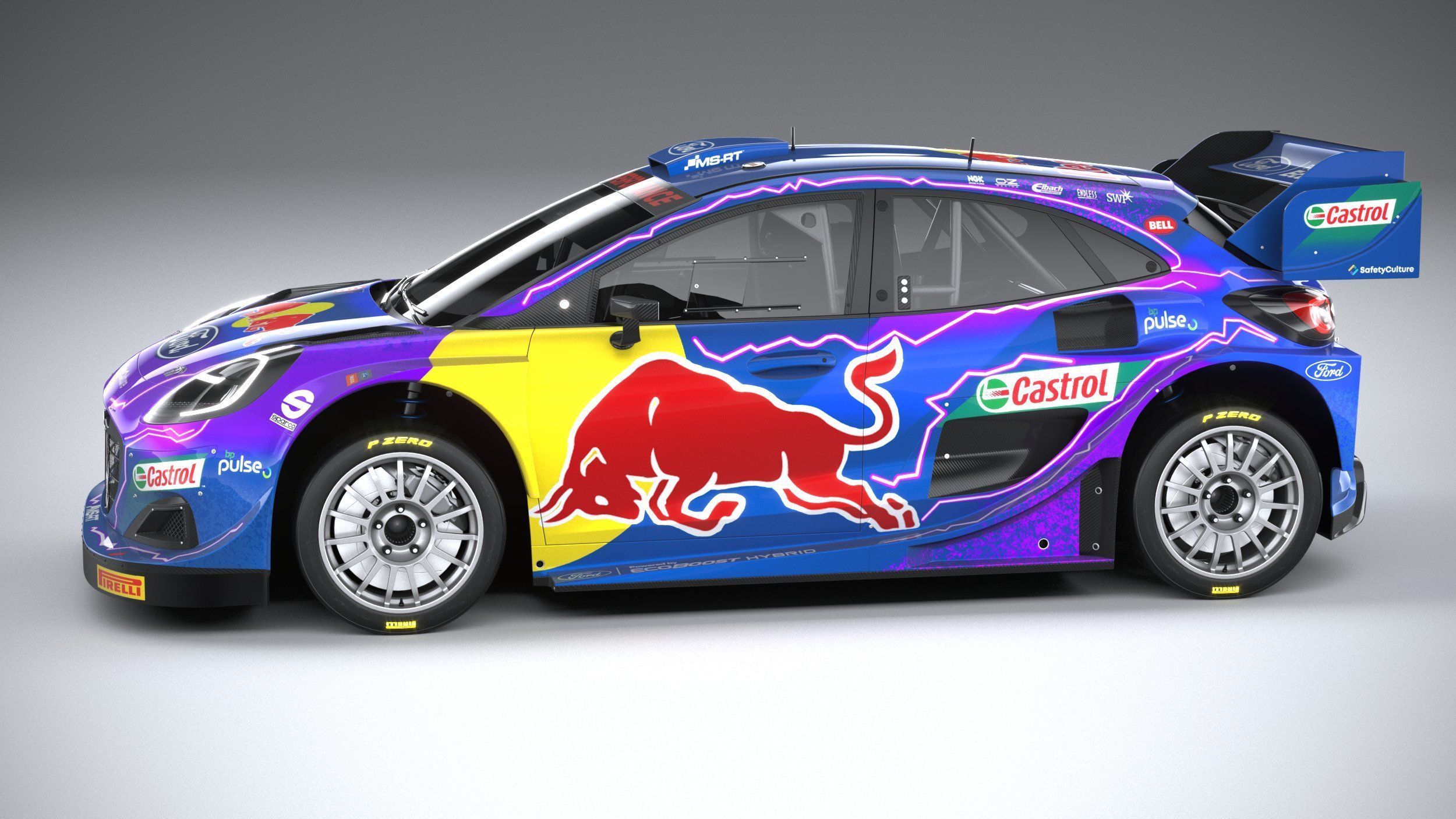 Puma M-Sport WRC Hybrid Rally1 2022 3D model_11