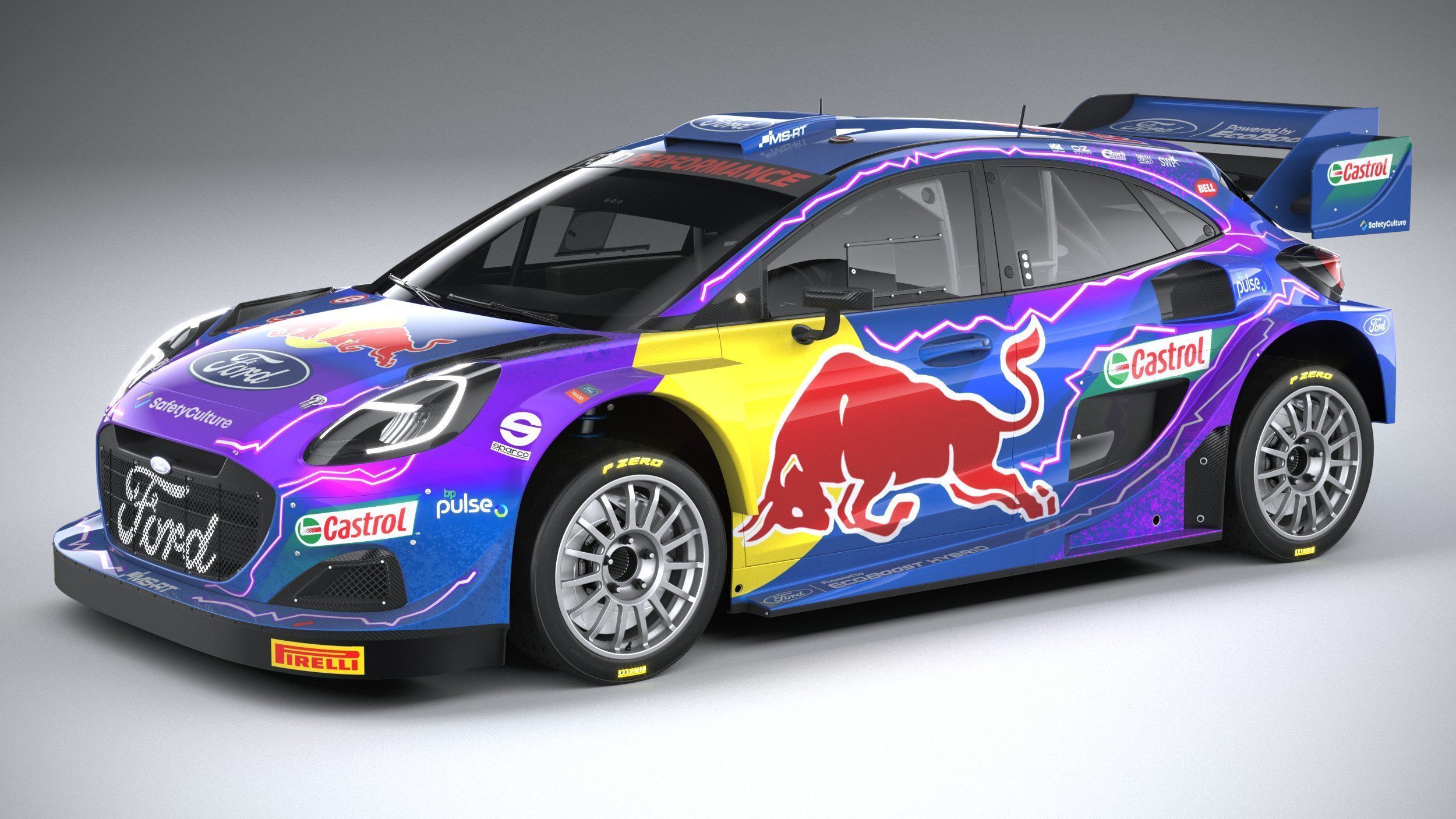 Puma M-Sport WRC Hybrid Rally1 2022 3D model_18