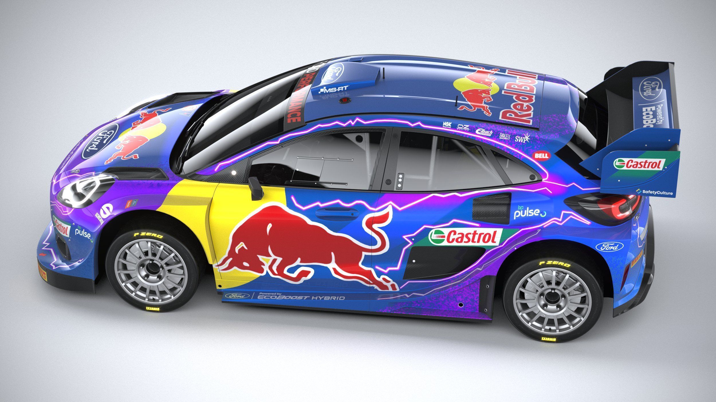 Puma M-Sport WRC Hybrid Rally1 2022 3D model_19