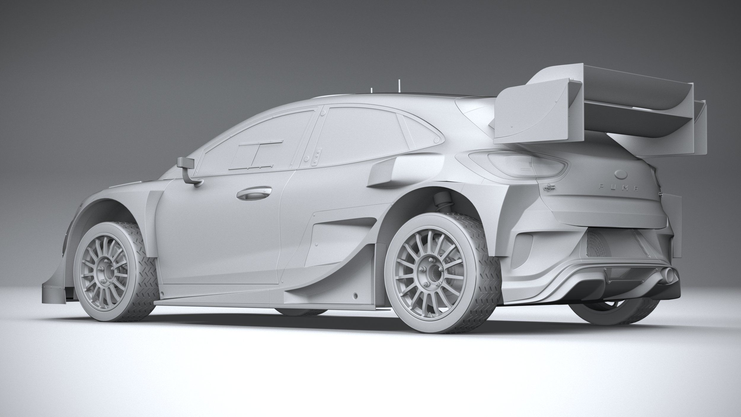Puma M-Sport WRC Hybrid Rally1 2022 3D model_8