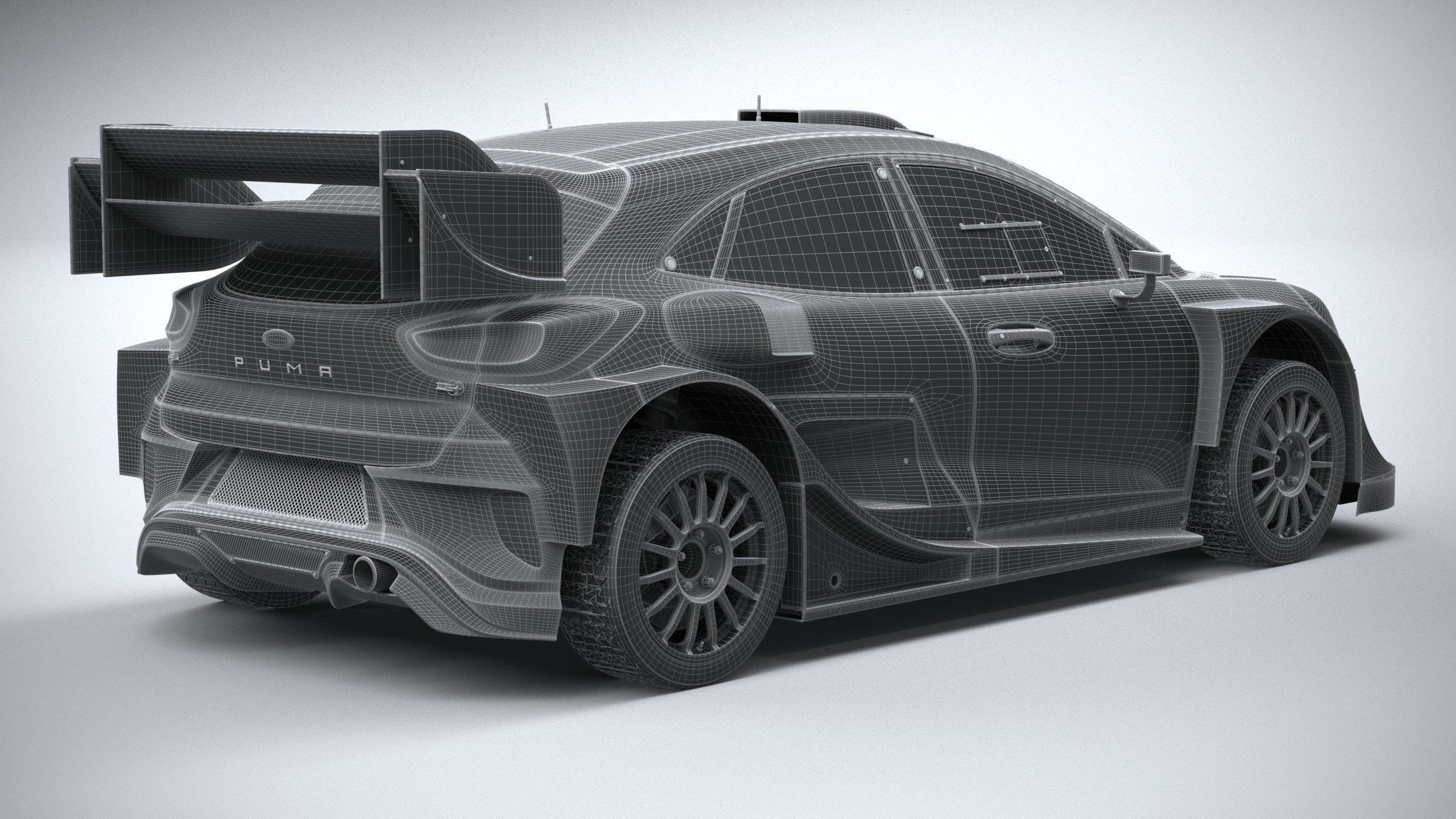 Puma M-Sport WRC Hybrid Rally1 2022 3D model_27