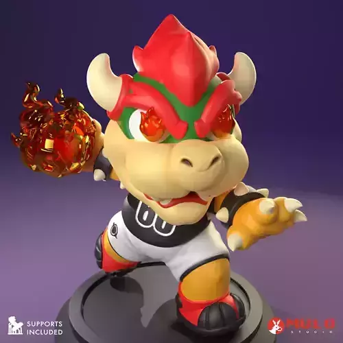 Chibi Soccer Bowser 