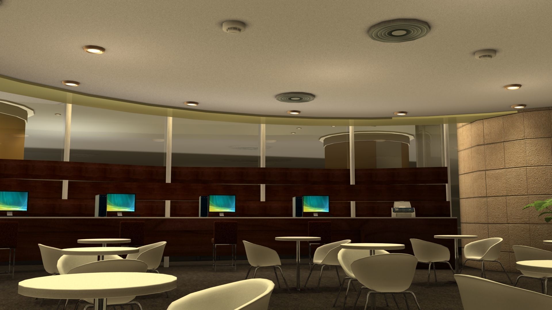 Japanese Public Area  3D Model - Unity Ready 3D model 3D model_3