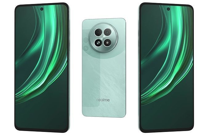 Realme 13 5G Speed Green 3D model
