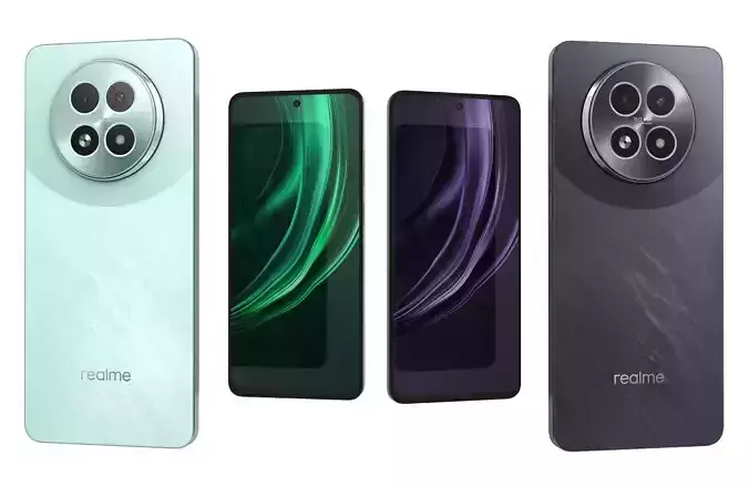 Realme 13 5G Dark Purple And Speed Green
