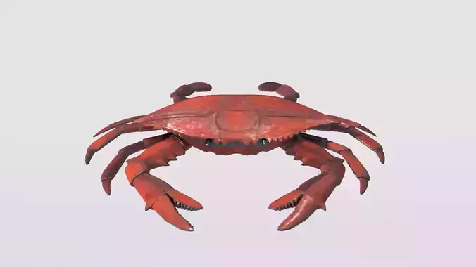Crab 3DsMax model Free low-poly 3D model
