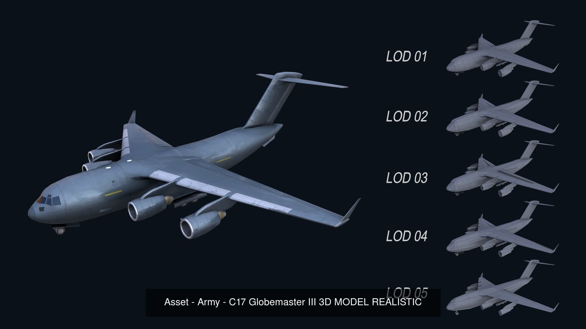 Asset - Army - Military Aircraft 3D Model Collection_51